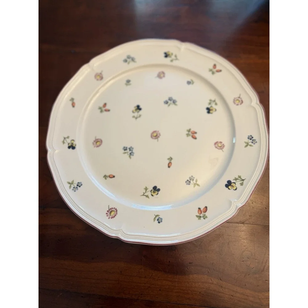 Villeroy & Boch Petite Fleur Chop Plate Large‎ Round Serving Platter 12.5